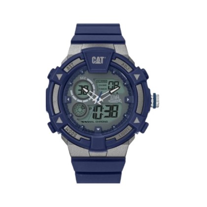 CAT DUALMODE MI-155-26-536 Analog Blue Rubber Strap Men Watch